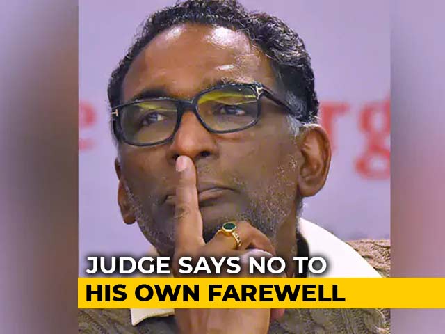 Video : Justice J Chelameswar Refuses Invite To His Farewell By Bar Association
