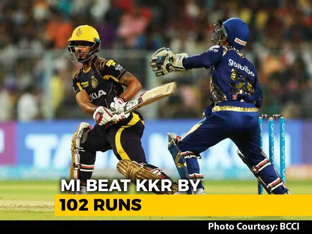 IPL 2018: Ishan Kishan Binder Ensures A 102-Run Win For MI Over KKR