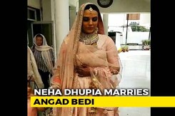 Neha Dhupia Marries Angad Bedi. Check Out Her Entry Neha Dhupia Marries Angad Bedi. Check Out Her Entry