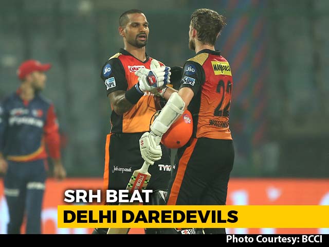 Video : IPL 2018: SunRisers Hyderabad Thrash Delhi Daredevils; Enter Playoffs