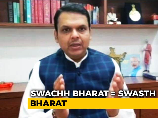 Video : India Will Become A Superpower Only If The Country Is Cleaner: Devendra Fadnavis