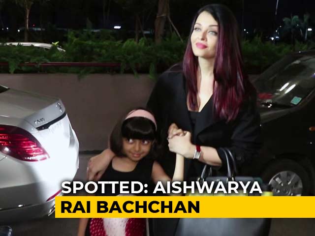 Watch! Aishwarya Rai Bachchan Leaves For Cannes With Aaradhya