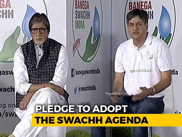 Amitabh Bachchan Launches NDTV-Dettol Banega Swachh India Season 5
