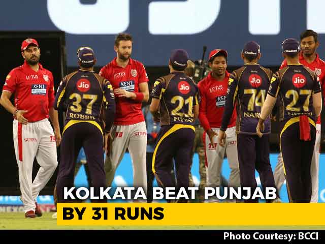 Kolkata Beat Punjab By 31 Runs To Stay In Play-Offs Hunt