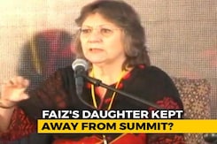 Pak Poet Faiz Ahmed's Daughter Alleges Ban From New Delhi Media Summit Pak Poet Faiz Ahmed's Daughter Alleges Ban From New Delhi Media Summit