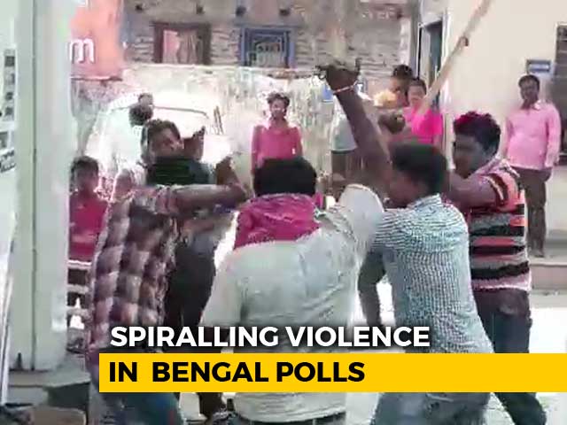 Video : 9 Deaths, Bombs, Ballot Box-Burning In Bengal Panchayat Polls