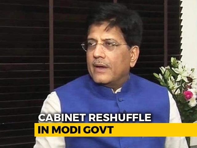 Video : In Cabinet Reshuffle, Piyush Goyal Gets Finance Till Arun Jaitley Is Back