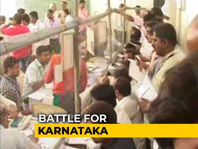A Peek Inside A Counting Centre In Karnataka