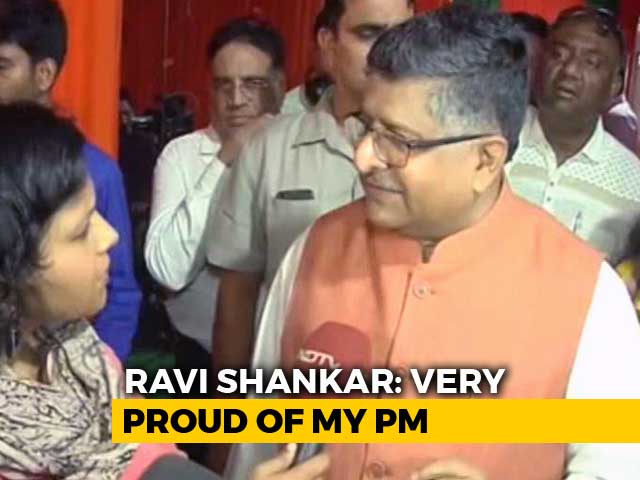 Video : Divisive Campaign Of Congress Against My Party Failed: BJP's Ravi Shankar Prasad