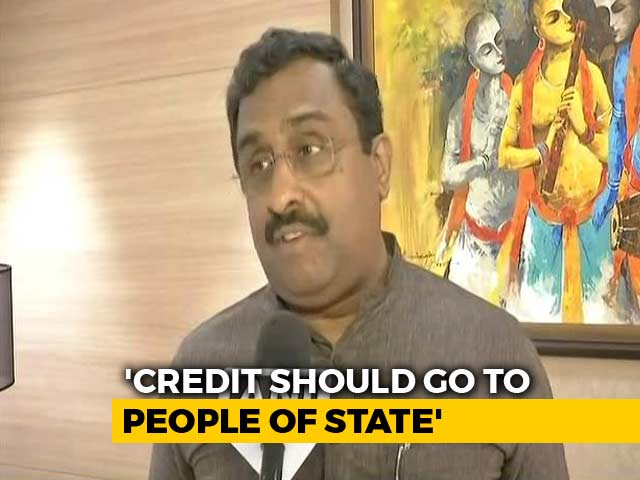 Video : "BJP's Southward March Has Begun," Says Party Leader Ram Madhav