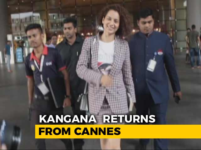 Celeb Spotting: Kangana Back From Cannes & Fatima At A Screening