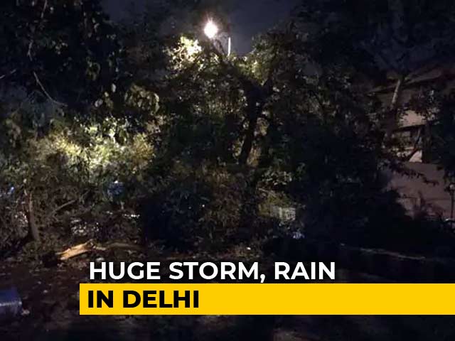 Huge Late-Night Storm Hits Delhi And Suburbs; Trees Uprooted