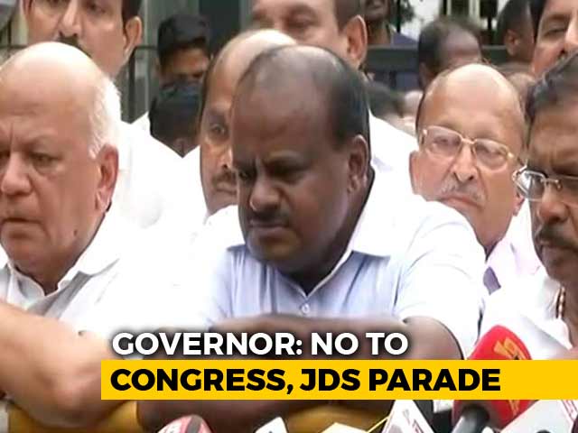 Karnataka Governor Refuses Parade By Congress, JD(S) Lawmakers