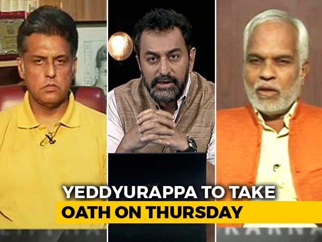 Video : Yeddyurappa To Take Oath, Gets Letter From Karnataka Governor