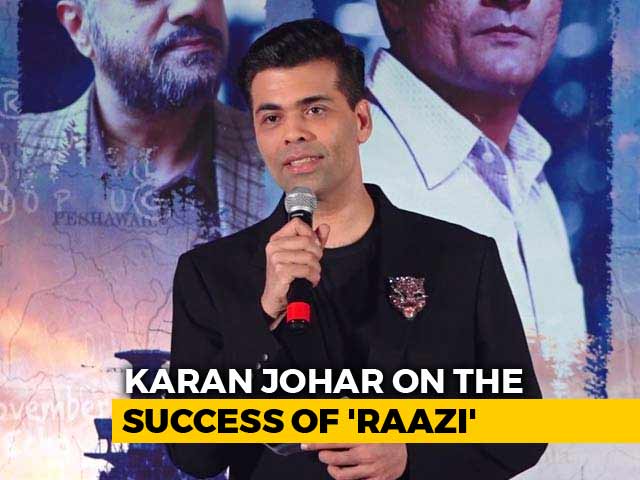 <i>Raazi</i> Has Been The Most Gratifying Experience In The Past 20 Years: Karan Johar