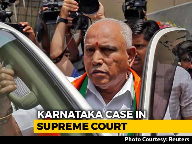 Chief Minister Yeddyurappa's First Big Test In Supreme Court