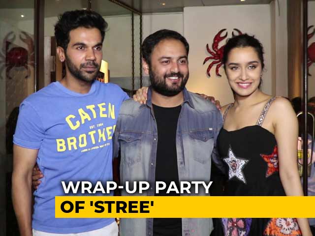 Shraddha Kapoor & Rajkummar Rao At The Wrap-Up Party Of <i>Stree</i>