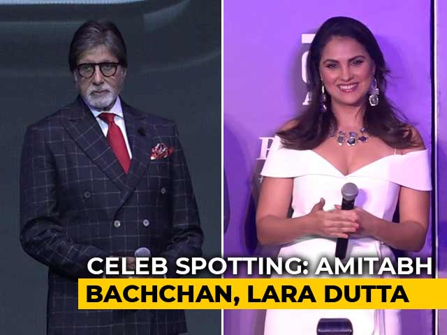 Video : Celeb Spotting: Amitabh Bachchan, Lara Dutta, Shraddha Kapoor & Others