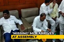 "Missing" Congress Lawmaker's Dramatic Return Before Karnataka Trust Vote "Missing" Congress Lawmaker's Dramatic Return Before Karnataka Trust Vote