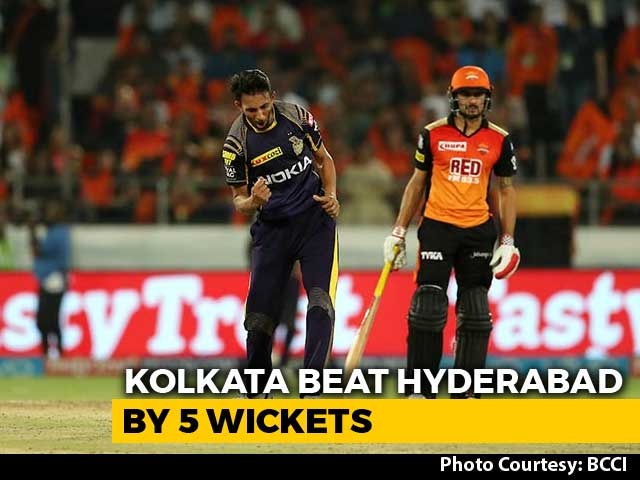 Video : IPL 2018: Prasidh Krishna's Match-Winning Spell Takes KKR To Playoffs