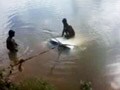 Video : Super-mantri! Minister helps rescue family trapped in water