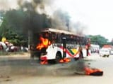 Video : Bus Catches Fire in Bangalore, At Least 3 Injured
