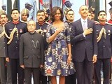Videos : राष्ट्रपति भवन में ओबामा के सम्मान में भोज