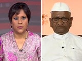 Video : 'Will Welcome Kejriwal on Stage': Anna to NDTV on Land Acquisition Protest