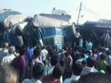 Video : 32 Die as Train Derails Near Rae Bareli in Uttar Pradesh, 50 People Injured