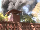 Video : Massive Fire at Parliament Complex Brought Under Control