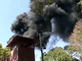Video : दिल्ली में संसद भवन परिसर में आग