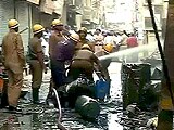 Video : दिल्ली के गांधी नगर मार्केट में आग