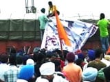 Video : Sikh Protesters Clash With Police in Jammu, One Killed