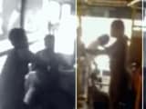 Videos : बेंगलुरु में बस नहीं रोकी गई, तो ड्राइवर और कंडक्टर की कर दी पिटाई