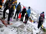 Earthquake Aftershocks on Mount Everest