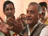 Video : Union Minister VK Singh Uses Dog Analogy for Dalit Killings