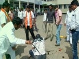Video : Shiv Sena Workers Attack RTI Activist With Iron Rod, Blacken His Face