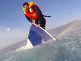 Video : Turkey Coastguard Saves Lone Syrian Refugee Clinging To A Sinking Boat