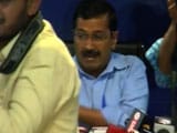 Video : Shoe Thrown At Arvind Kejriwal During Odd-Even Announcement