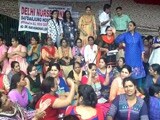 Videos : दिल्ली : नर्सों की हड़ताल का दूसरा दिन
