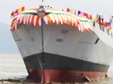 Video : Navy's Most Advanced Guided Missile Destroyer 'Mormugao' Launched