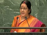 Video : Watch: Sushma Swaraj's Takedown Of Pak At UN