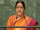Video : Terrorism Is The Biggest Violation Of Human Rights: Sushma Swaraj At UN