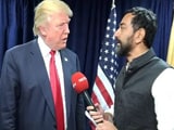 Video : Exclusive: 'Great Respect For Hindus.' Correction, 'India', Says Donald Trump To NDTV
