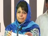 Video : Mehbooba Mufti Walks Out Of Cabinet Meeting After Rift With BJP Ministers
