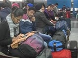 Video : Train Services Hit As Heavy Fog Blankets Delhi, Passengers Stranded