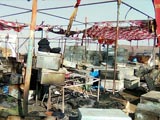 Video : <i>Padmavati</i> Set In Kolhapur Attacked And Set On Fire, Bhansali Is Safe