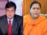 Video : Only Ram Temple Can Exist At Ayodhya: Uma Bharti To NDTV