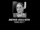 Video : Justice Leila Seth, First Woman Judge Of Delhi High Court, Dies At 86
