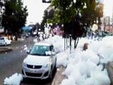 Video : Foam Back In Strength In Bengaluru's Varthur Lake, Sprays Motorists